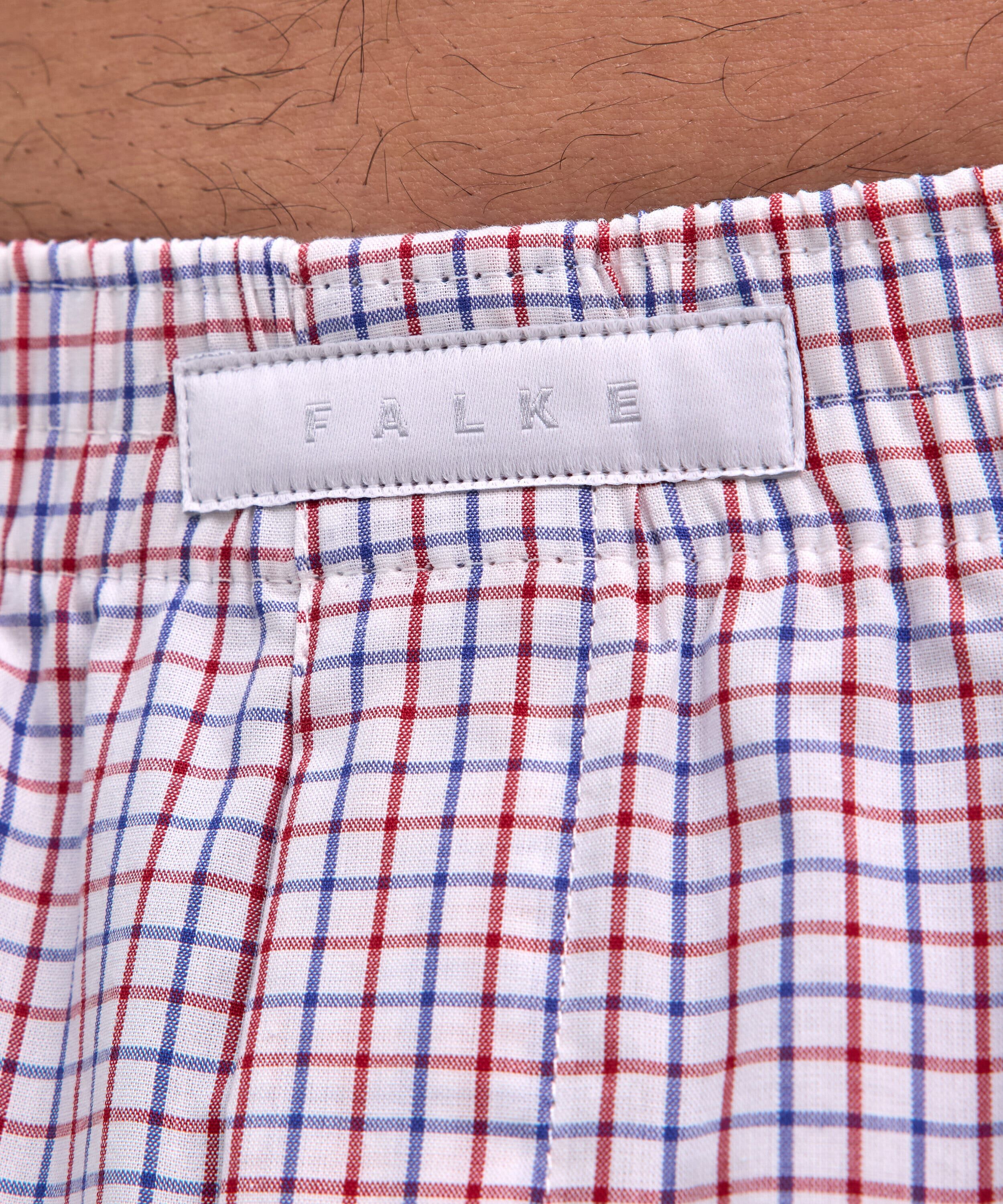 Boxer FALKE "Daily Underwear", Herren, Gr. L, 1 Stk., bunt (blau rot mix (0692)), Unterhosen Boxer