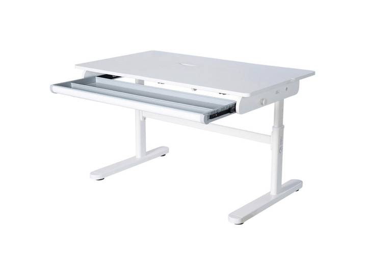Roba Schreibtisch Smart Grow, Weiß, Metall, 1 Schublade(n) Schubladen, 109.5x62-78x60 cm, höhenverstellbar, Büromöbel, Schreibtische, Höhenverstellbare Schreibtische