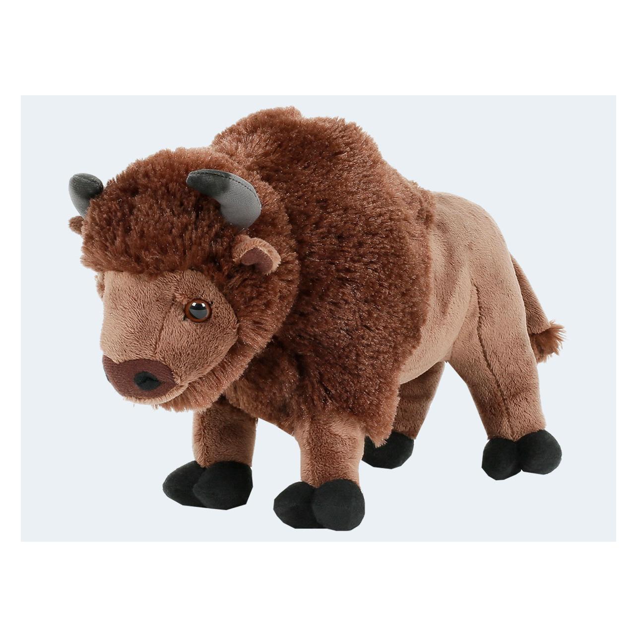 Semo Plüschtier Bison 25 cm, Kuscheltiere Stofftiere Büffel Wisent Prärie Tiere Steppe (25 cm) (CWV-11TB06)