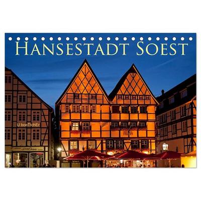 Hansestadt Soest (Tischkalender 2026 DIN A5 quer), CALVENDO Monatskalender