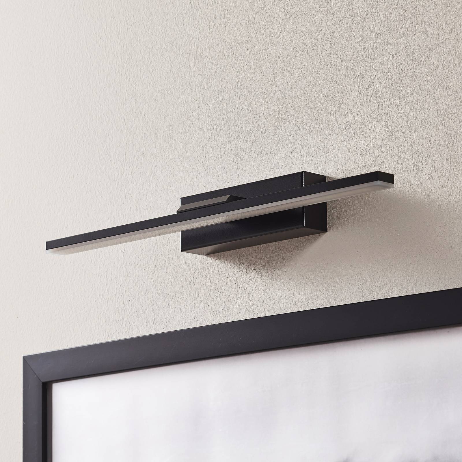 Wall Light Miroir MCJ, Black, Bathroom, Aluminium, Modern, Wall Light
