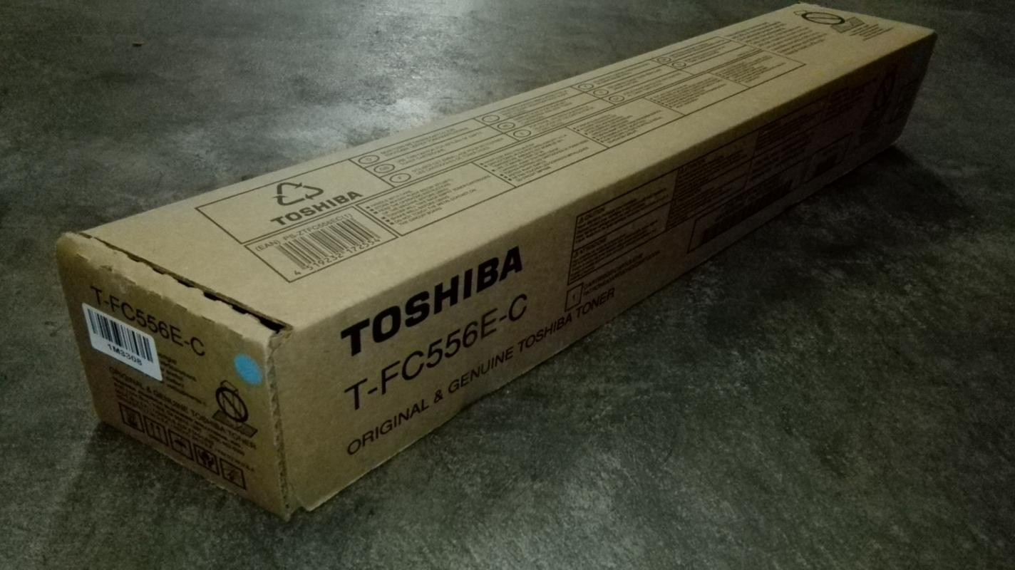 Toshiba T-FC556E-C Tonercartridge Cyaan Origineel