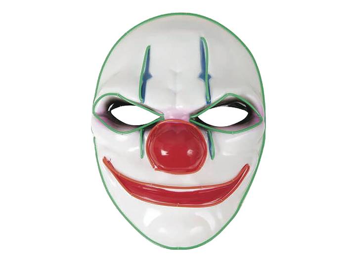 MASQUE CLOWN LUMINEUX