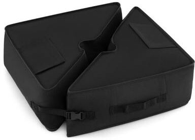 "Costway 18.5"" Square Umbrella Base Weight with Weatherproof Fabric-Black"