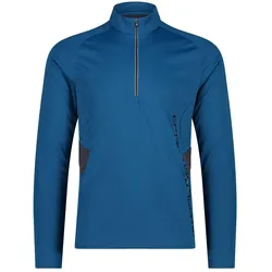 CMP Campagnolo, Herren, Sportshirt, Halb-Zip-Trainingsoberteil (XL), Blau
