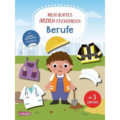 Mein buntes Anzieh-Stickerbuch: Berufe, Taschenbuch von , Carlsen, 978-3-551-19284-4