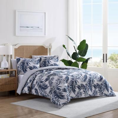 Nautica Marina Leaf Cotton Reversible Comforter Set