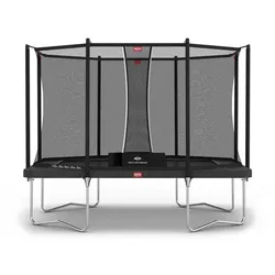 BERG Trampolin Ultim Favorit Regular 330 Grey inkl. Sicherheitsnetz Comfort