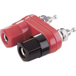 TRU COMPONENTS TC-R1-19B-2P Red/Black/Black Polklemme Schwarz, Rot 10 A 1 St. 1587902