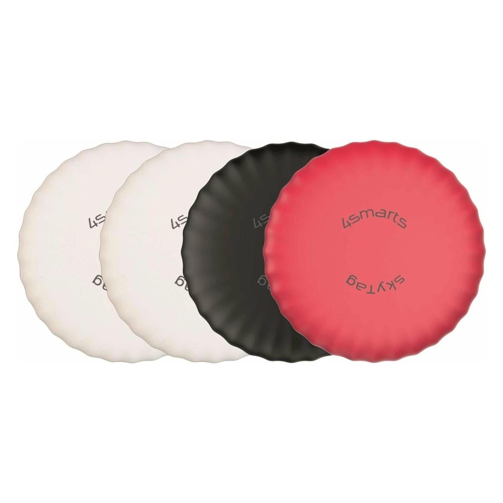 4smarts SkyTag Slim 4er Set 2x weiss, 1x schwarz, 1x rot (Apple Find My) (4S540550)