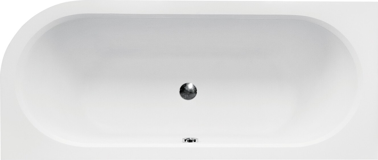 Aqua For You | Badewanne - Besco Asymmetrische Badewanne Avita Links - 180 x 80cm - Antibakterielle Beschichtung - Acrylbadewanne - mit Siphon