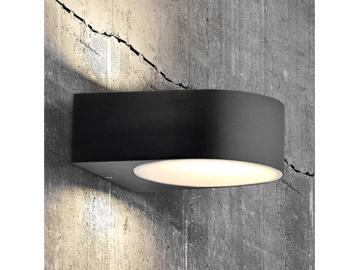 Brilliant Außenwandleuchte TYLER, dimmbar, schwarz, Metall, Modern