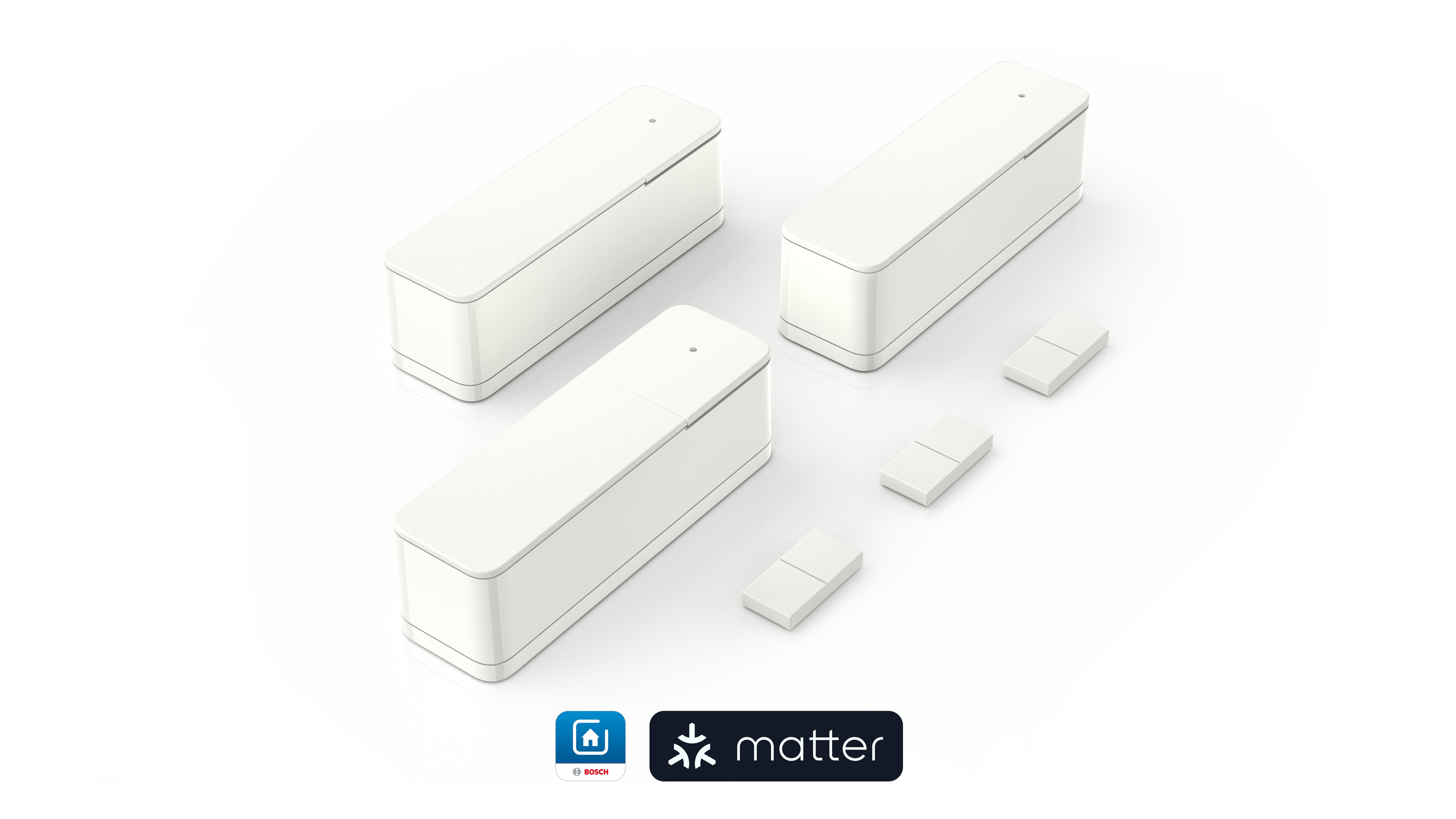 Bosch Smart Home smarter Tür-/Fensterkontakt II [+M] (weiß) 3er-Pack