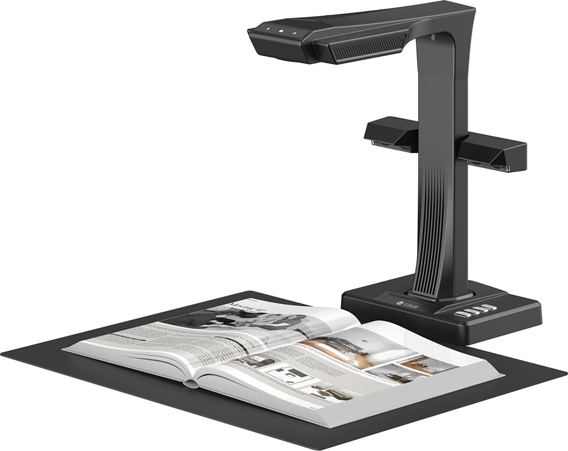 CZUR ET25 Pro Professioneller Buchscanner mit HDMI, 25MP, A3 Scanner mit Laser, Dokumentenscanner, mit Verflachungstechnologie für Windows, macOS
