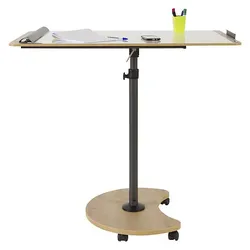 Rocada, Präsentationstafel, Flipchart-Tisch, magnetisch, 69x99 cm, Holzoptik