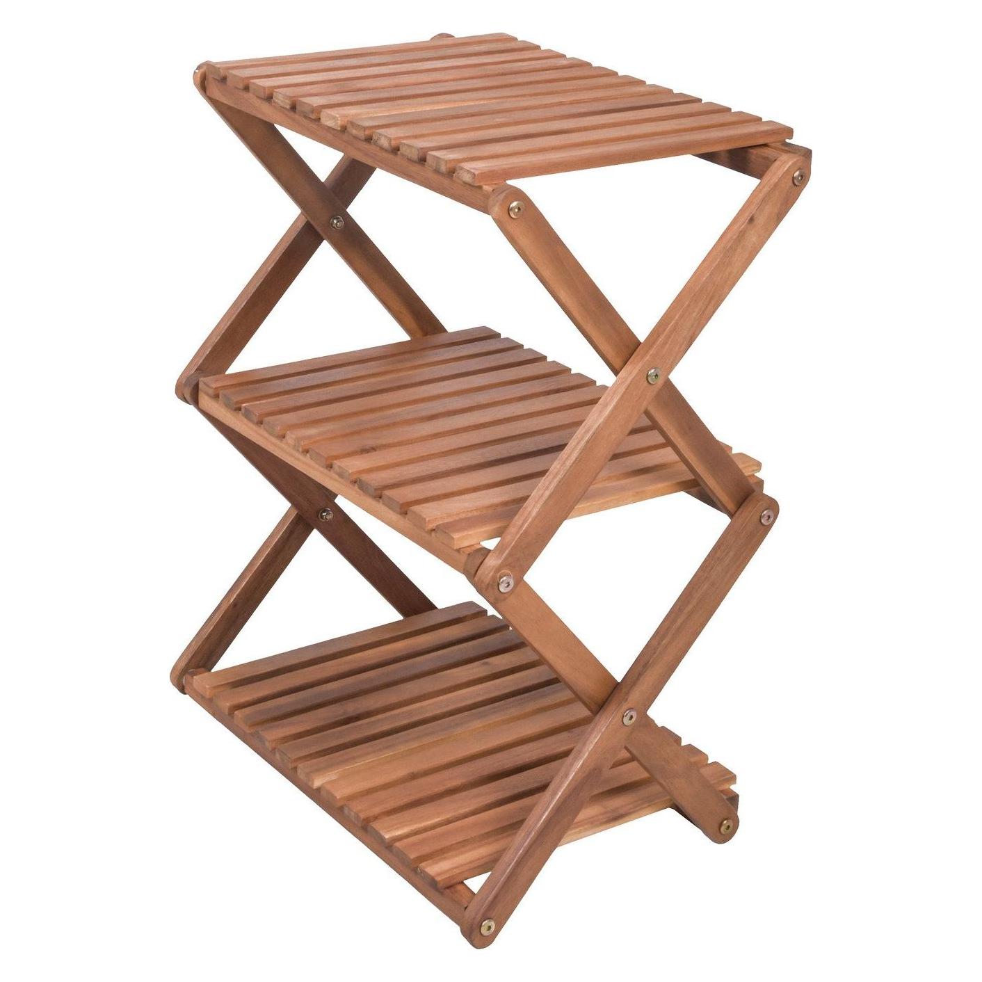 Garden Pleasure Blumenregal TULSA Holz akazie rechteckig 30,0 x 59,0 cm (985184)