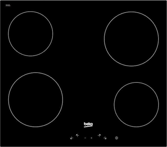 Beko Placa Vitrocerâmica  HIC 64400 E