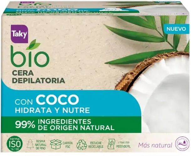 Taky Cera Depilatória Coco Bio 100g