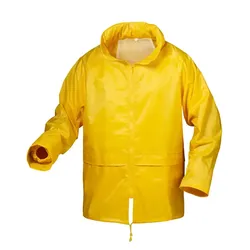 Regenjacke Nylon/Vinyl "HERNING" - L - gelb