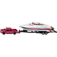SUPER Ford F150 mit Motorboot, Modellfahrzeug