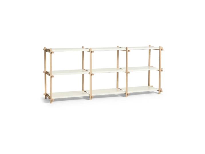 HAY Woody Wandregal Oak-almond white, low