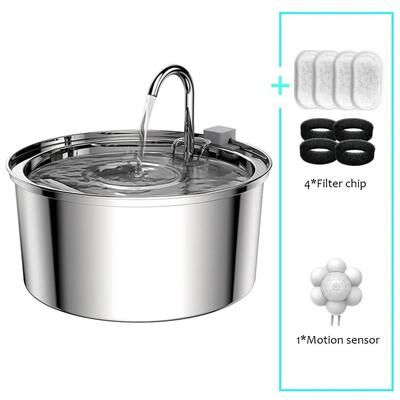 Uplifted Finds Stainless Steel Automatic Cat Water Fountain With Intelligent USB Mute Electric Filter premium Version
