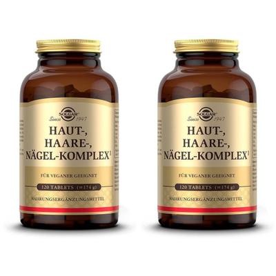 Solgar Haut Haare Nägel Komplex Tabletten x2 2x120 St
