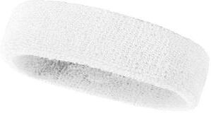 Market Central Moisture Wicking Sports Sweatband Headband For Running Cycling Yoga white
