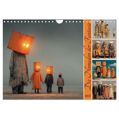Die Nomaden der Fantasie (Wandkalender 2027 DIN A4 quer), CALVENDO Monatskalender