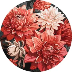 Farbstift: Malen nach Zahlen Blumenstrauß - 39 cm