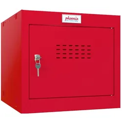 Phoenix, Tresor, Safe Würfelspind 44l klein Türschloss rot (44 l)