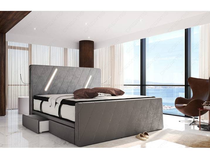 Boxspringbett Toulon Stoffbezug