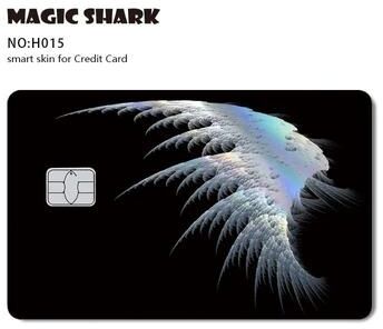 Uplifted Finds Magic Shark Holographic Skull Panda Sticker For Cards no Chip c