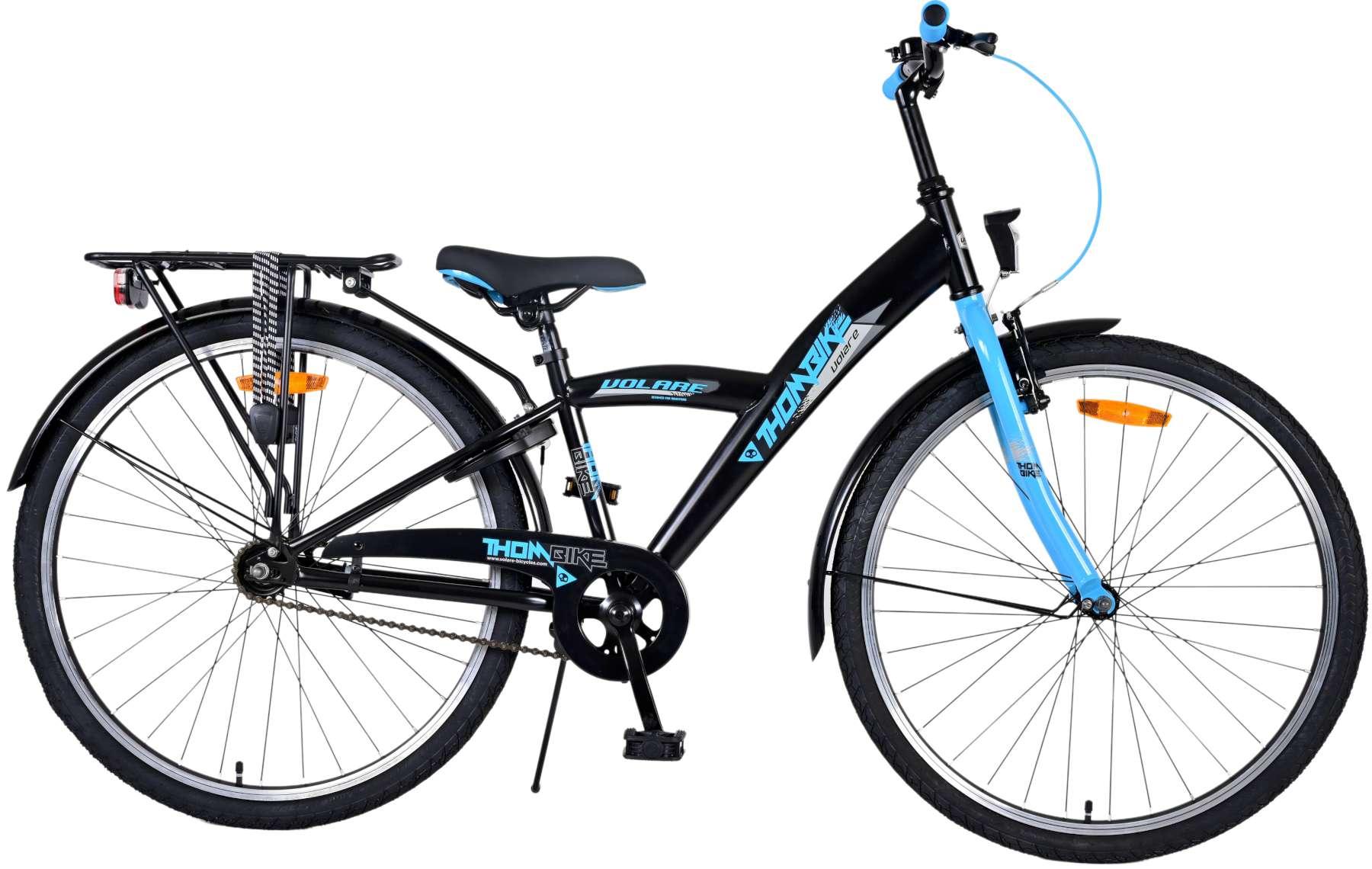 Volare Thombike Kinderfahrrad - Jungen - 26 Zoll - Schwarz Blau