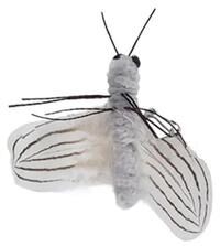 Uplift Treasures Dragonfly Feather Interactive Cat Wand Toy gray B