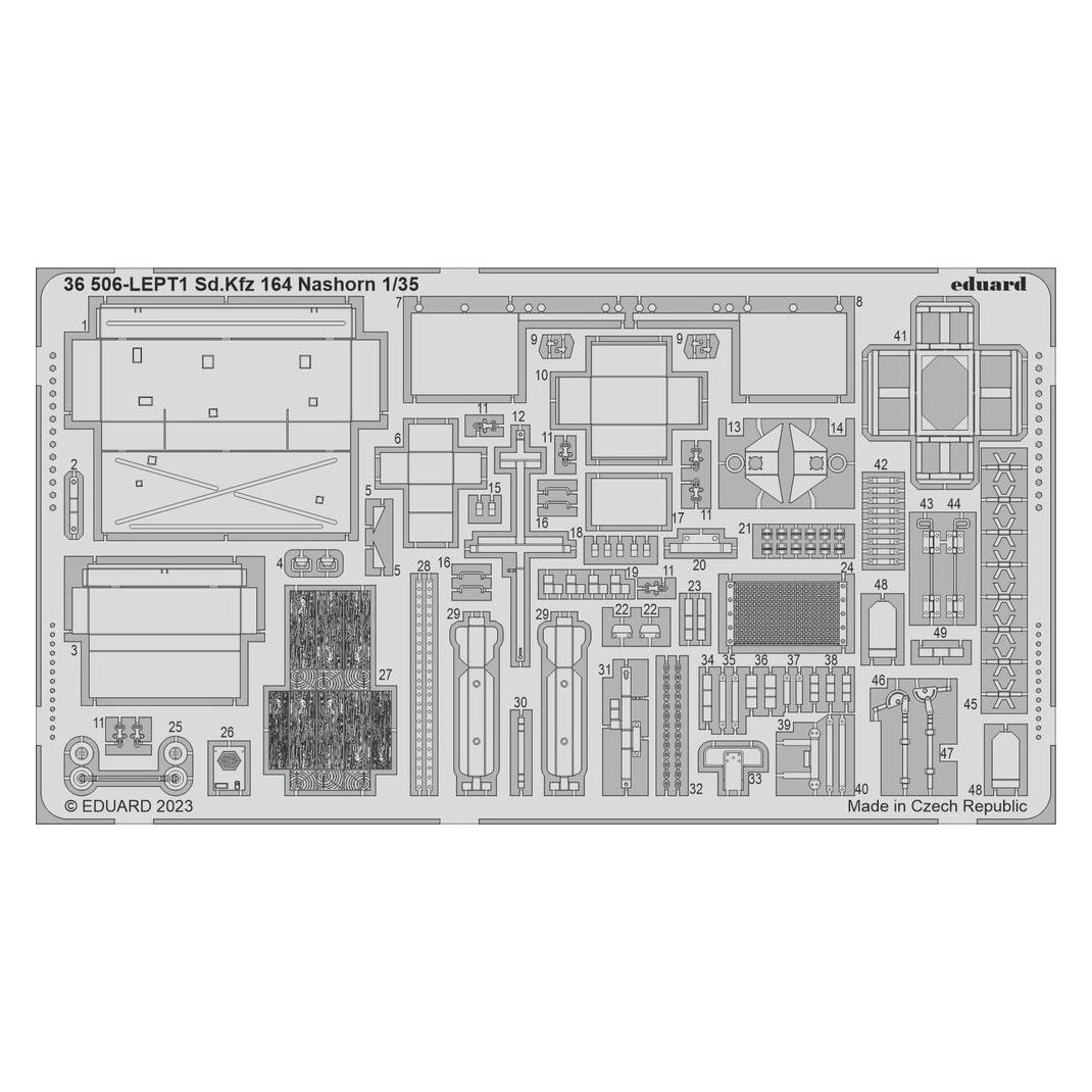 Eduard Sd.Kfz. 164 Nashorn 1/35 BORDER MODEL (36506)