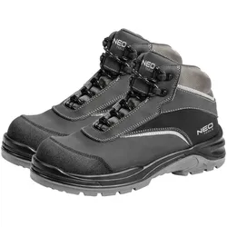 Neo Tools, Sicherheitsschuhe, work ankle boots S3 SRC nubuck size 44 (82-151-44) (S3, 44)