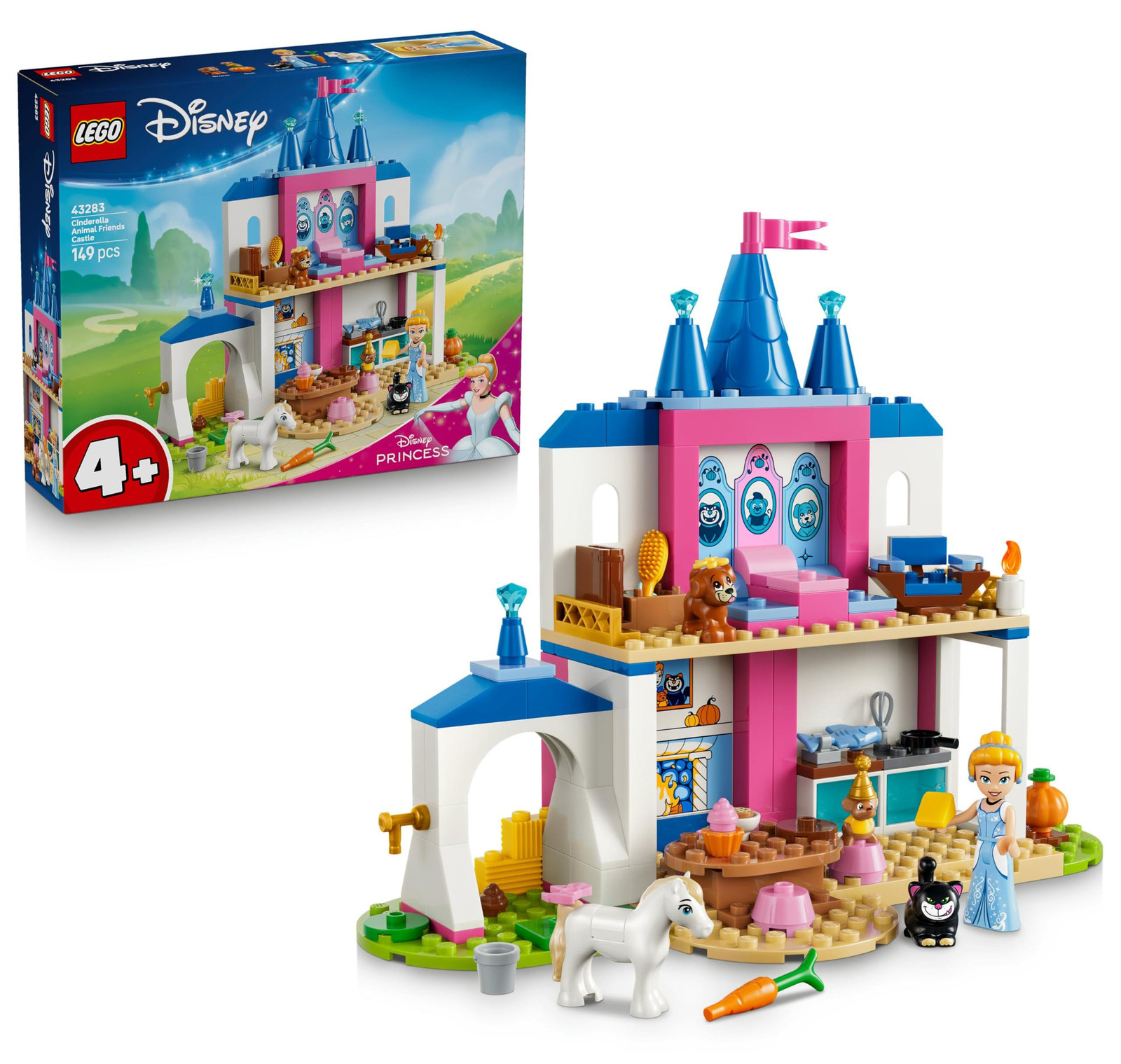 Lego Assepoester Kasteel met dieren