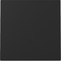 Wippe einteilige Ausführung lackierte matte Oberfläche Kunststoff Thermoplast schwarz (matt), Retail