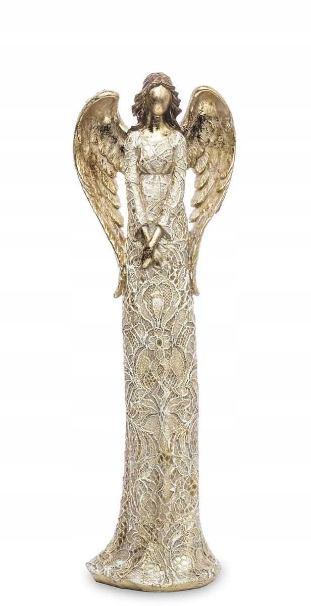 Art-Pol Gouden Engel Decoratie Figuur voor op tafel, 31 cm