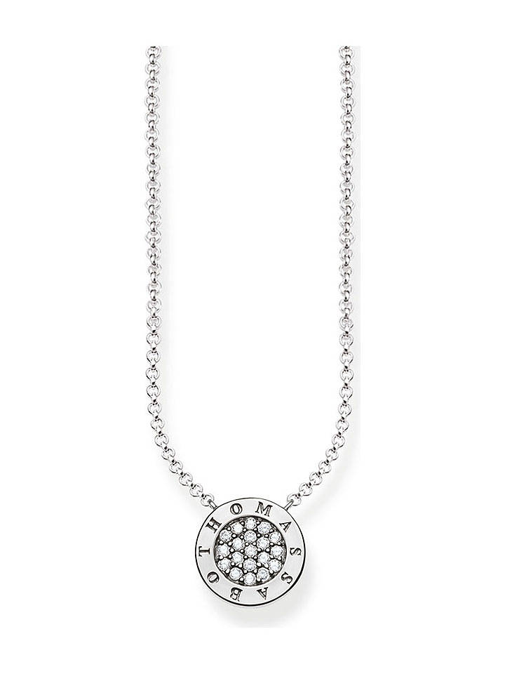Thomas Sabo Silber-Halskette mit Schmuckelement - (L)45 cm - onesize