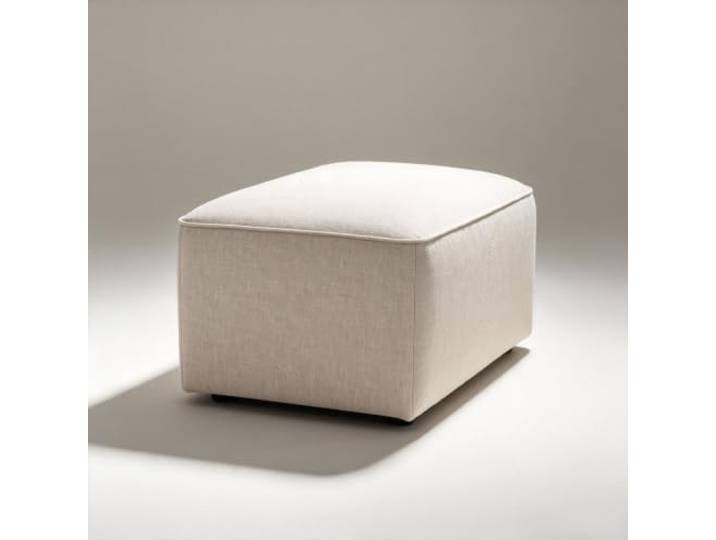 Ottomane Fußmodul Modulsofa – Massivholz, gepolstert, 3 Farben