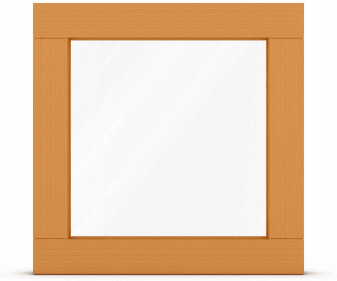 fenetre24.com Fenêtre en mélèze, cair 325, profilé en bois classique 68 mm, 1 vantail vitrage fixe, 510 x 510 mm, configuration personnalisée