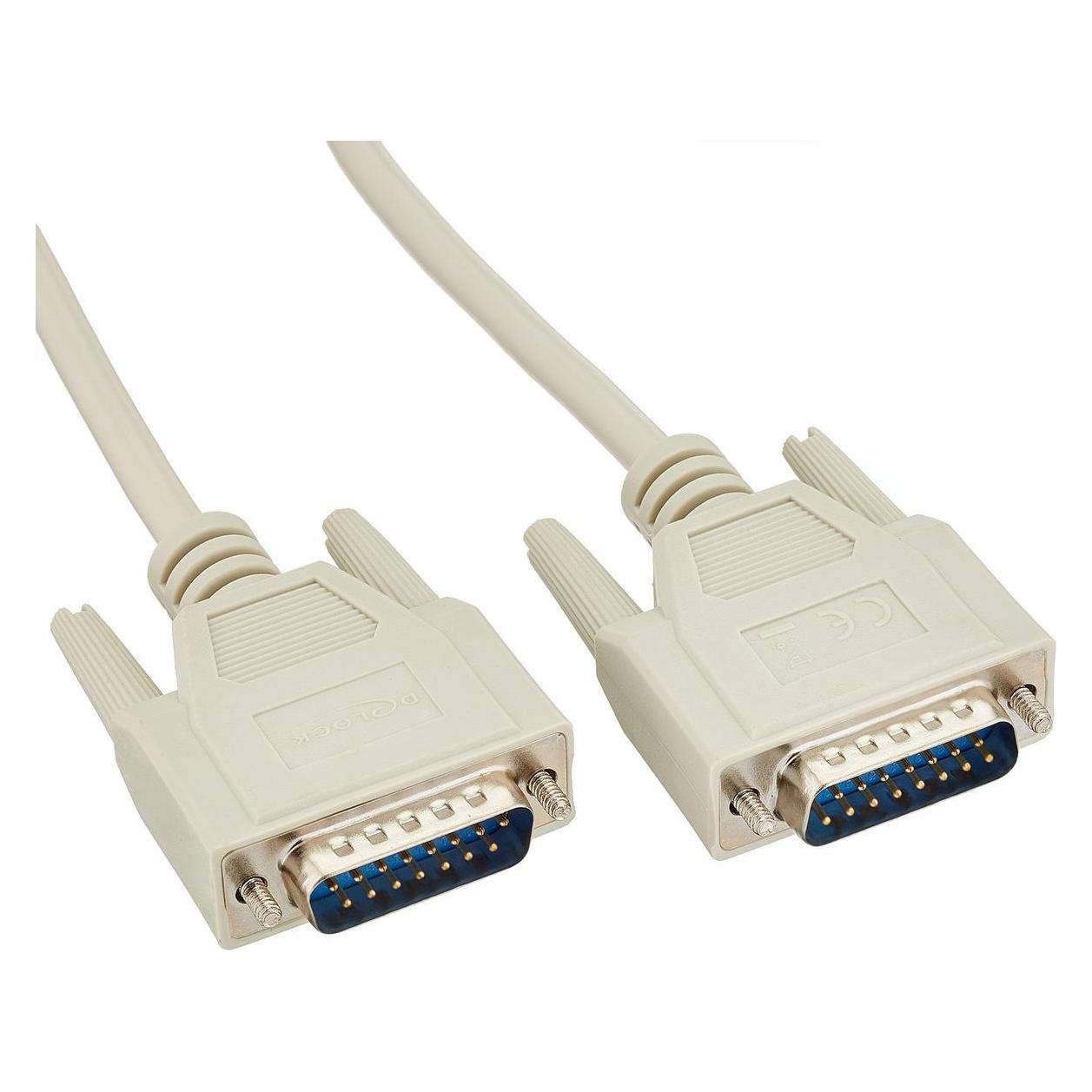 Delock Anschlusskabel Seriel DB15 1 m (1 m, VGA) (85975)