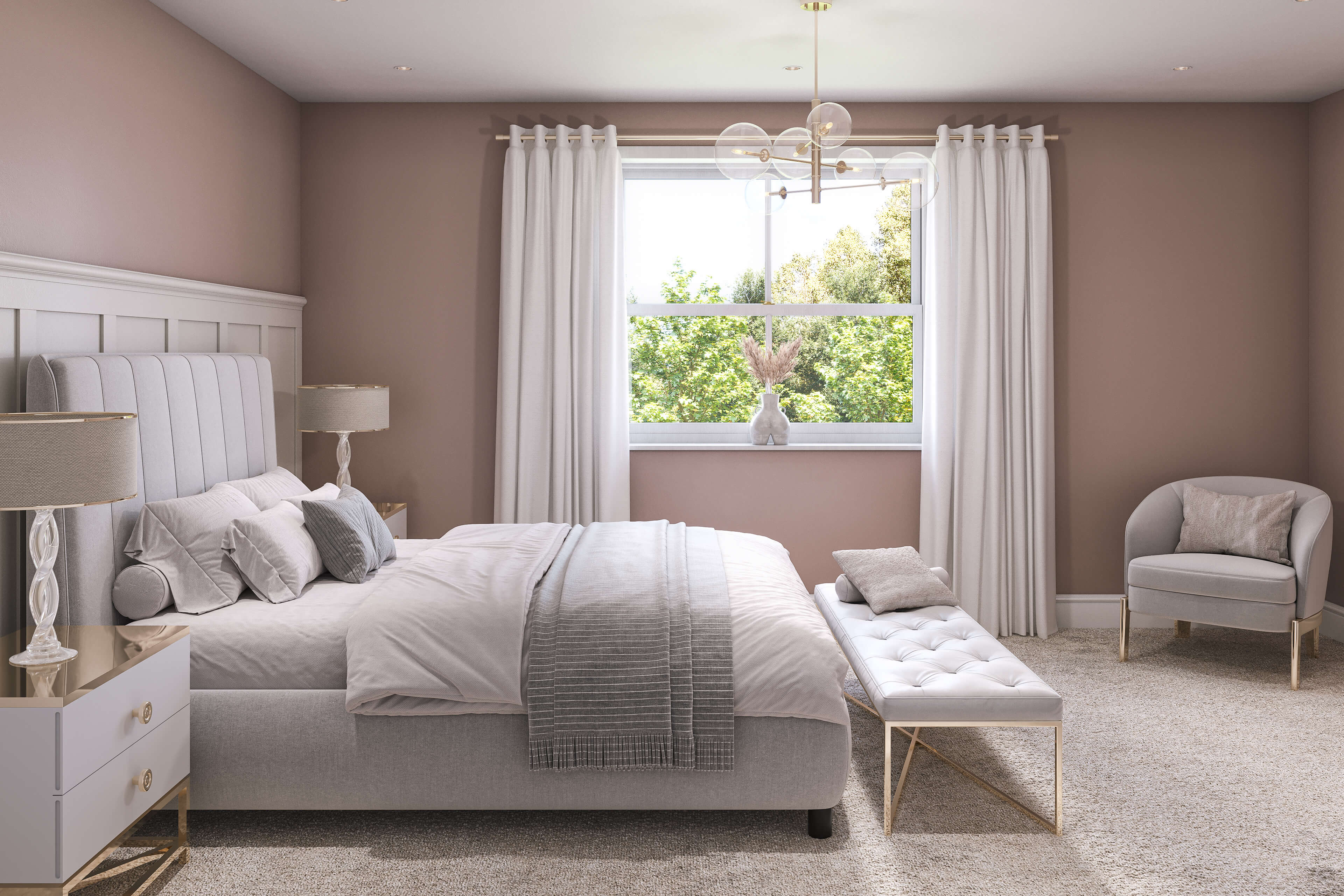 Hemway Peel and Stick Sample - Interior Paint - Cinder Blush Pink