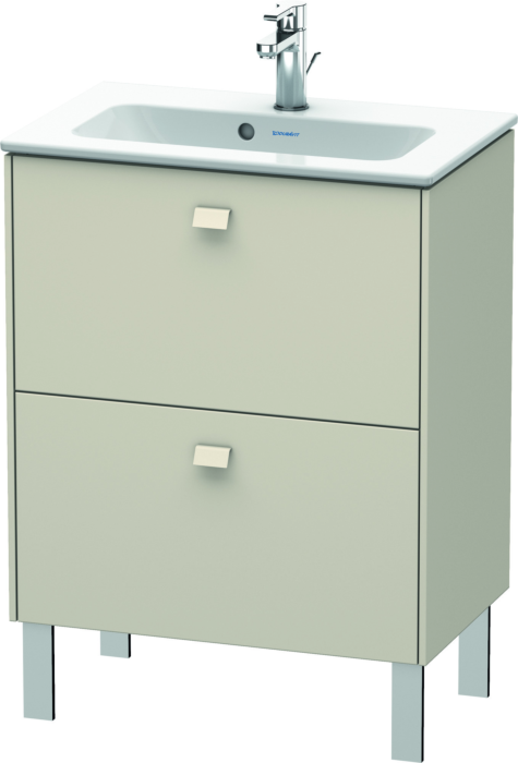 Duravit Brioso Waschtischunterbau BR440609191 620x389mm, Taupe, 2 Auszüge