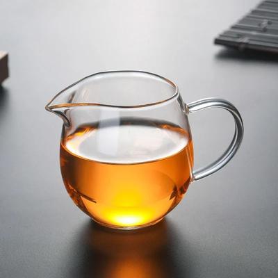 Uplift Essentials Heat Resisting Clear Glass Tea Pitcher Fair Cup 350ml