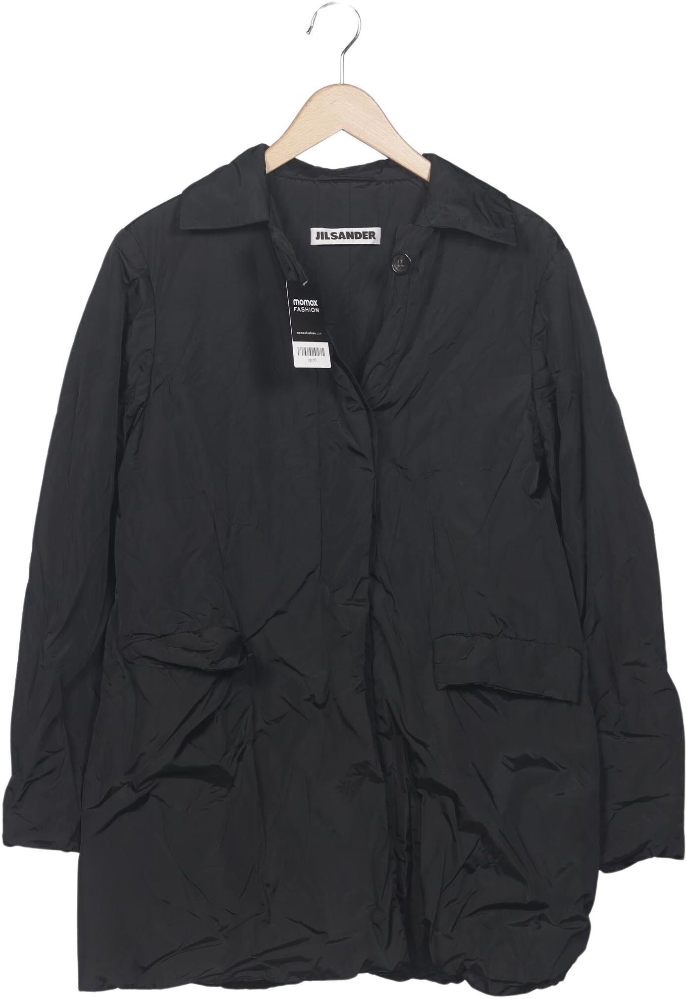 Jil Sander Damen Jacke, Schwarz, Gr. EU 32 (IT 38), Synthetik - Second Hand