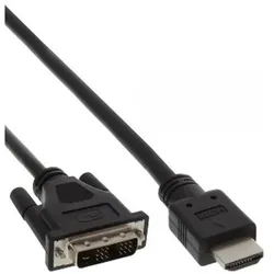 INLINE HDMI-DVI Adapterkabel, HDMI St/ DVI 18+1 St, 1.5m