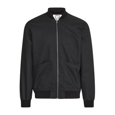 Bomberjacke CASUAL FRIDAY "Bomberjacke CFScott", Herren, Gr. XL, schwarz (schwarz beauty), Obermaterial: 82% Polyester PES. 16% Viskose CV. 2% Elasthan EL., Jacken Bomberjacke